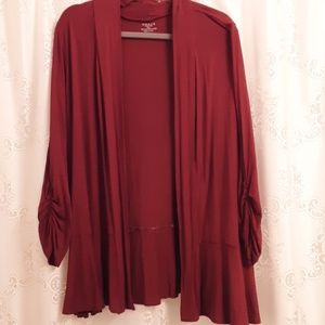 Grace jacket deep red 28" back 16" sleeve inseam